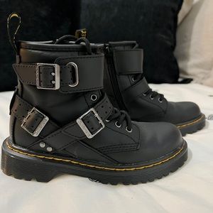 Dr Martens Girls Sz 13 *Brand New* Buckle boots